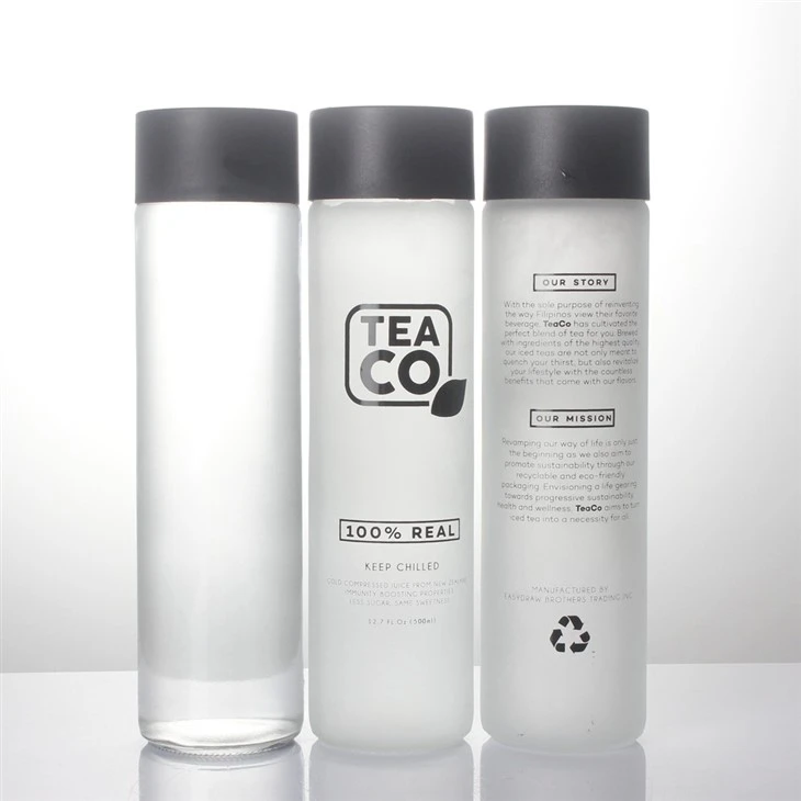 Custom Voss Glass Bottles high quality