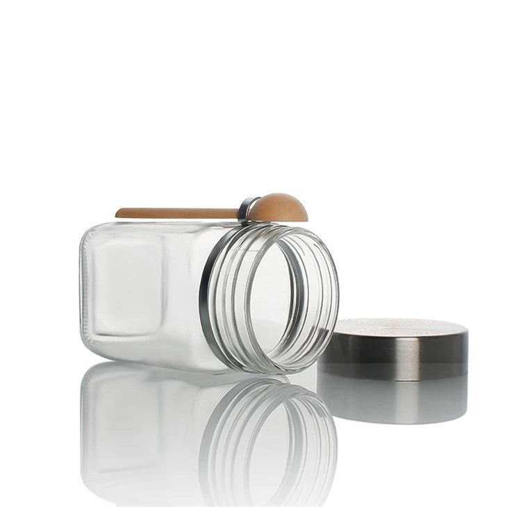 Glass Jar With Aluminum Cap And Spoon best