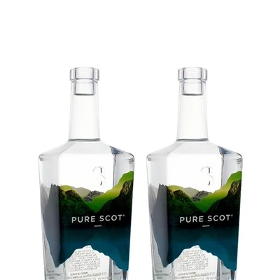 Gradient Mountain Glass Spirit Bottle manufacturers